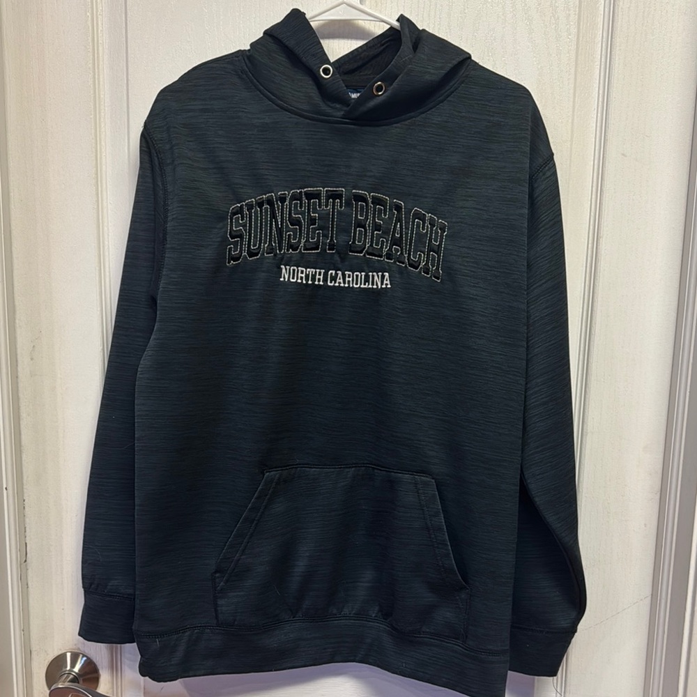 Sunset Beach North Carolina Men's Black Hoodie